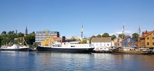 MS «Rogaland» på veteranbåttreff i Tønsberg